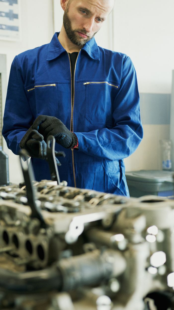 Automotive paint refinishing work